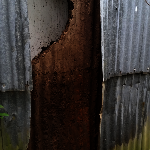 Solid Mudding in Shed